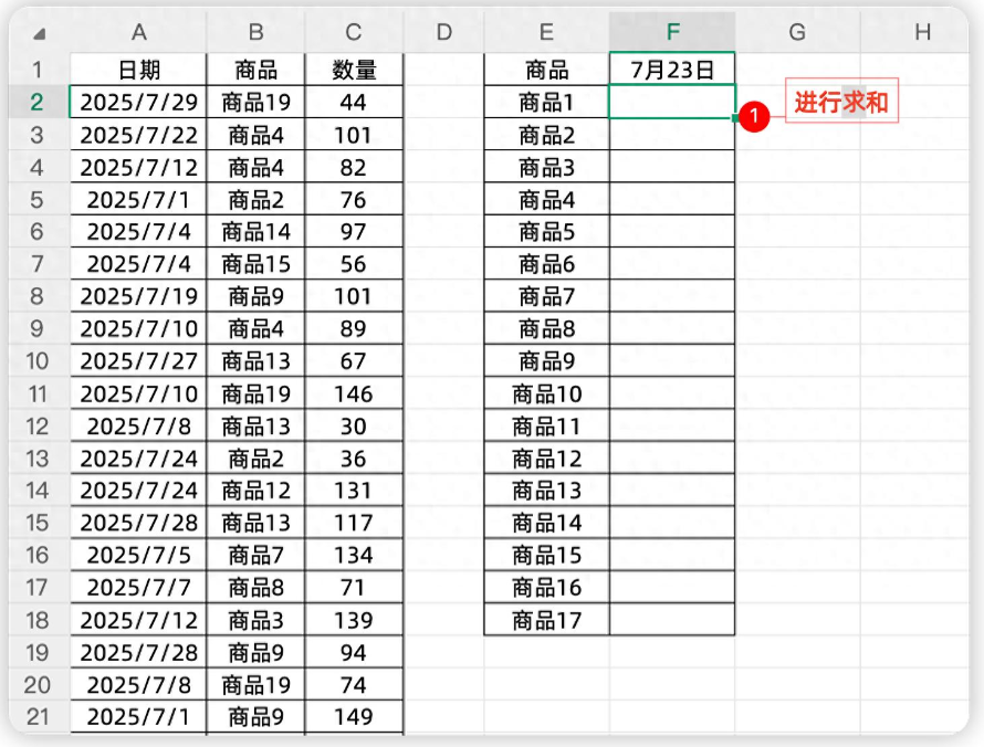 别再下拉填充了!SUMIFS+数组一键搞定所有求和-趣帮office教程网