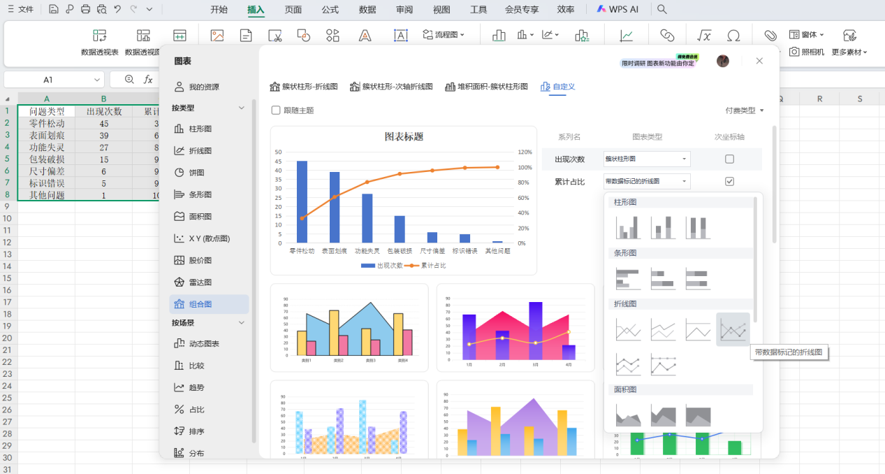 Excel柏拉图怎么制作?其实很简单,轻松几步就能完成!-趣帮office教程网