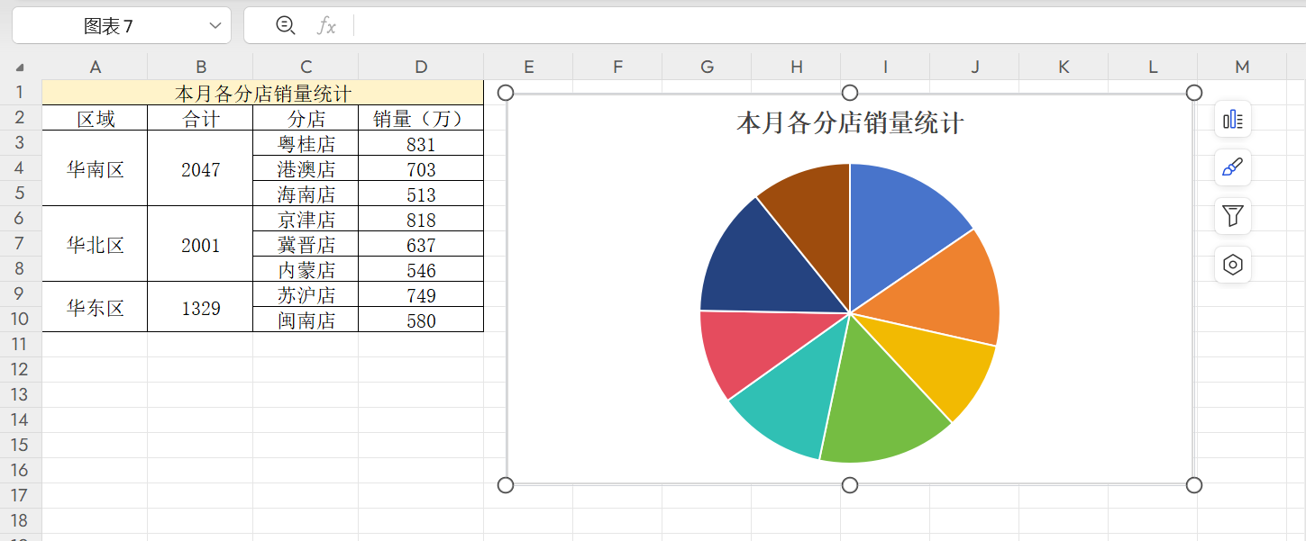 Excel双层饼图如何制作?实用方法分享,小白也能快速上手做数据可视化-趣帮office教程网