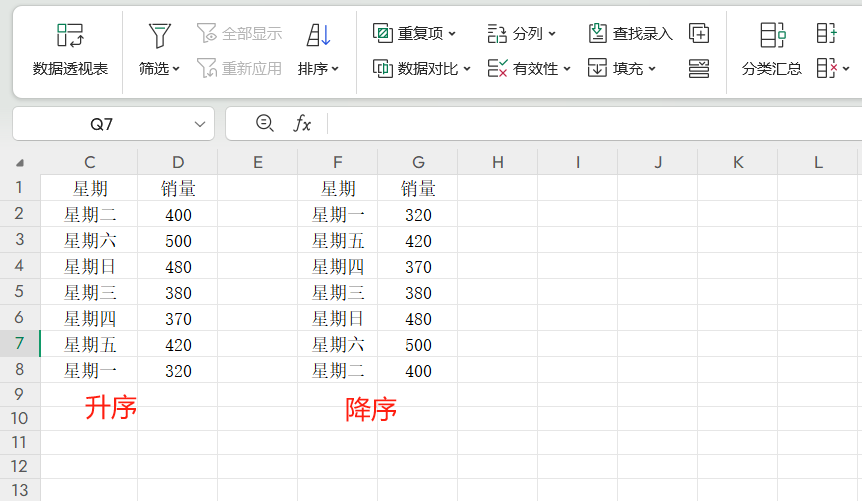 Excel按星期排序总是乱的?3步自定义序列,从周一排到周日超简-趣帮office教程网