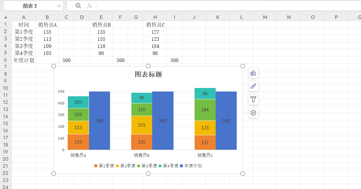 数据对比不直观?试试这个美化柱状图的技巧,让对比一目了然-趣帮office教程网