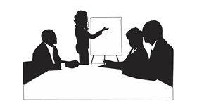 会议研讨培训剪影PPT素材