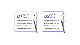 创意活页笔记本PPT文本框