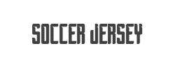 Soccer Jersey字体