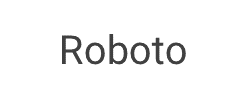 Roboto字体