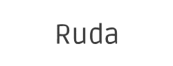 Ruda字体