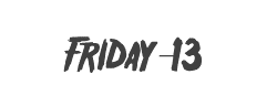 Friday13字体