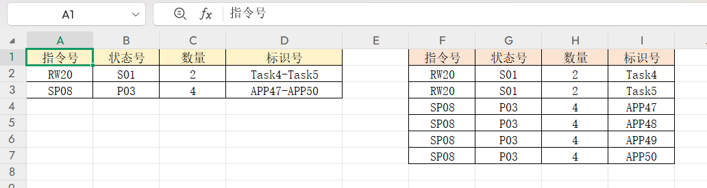 Excel实用技巧分享,字母数字变为一维表,这几步就够了