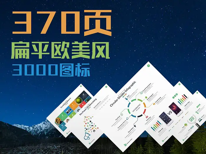 【限时限量活动】6套热销PPT模板50%OFF打包放肆购